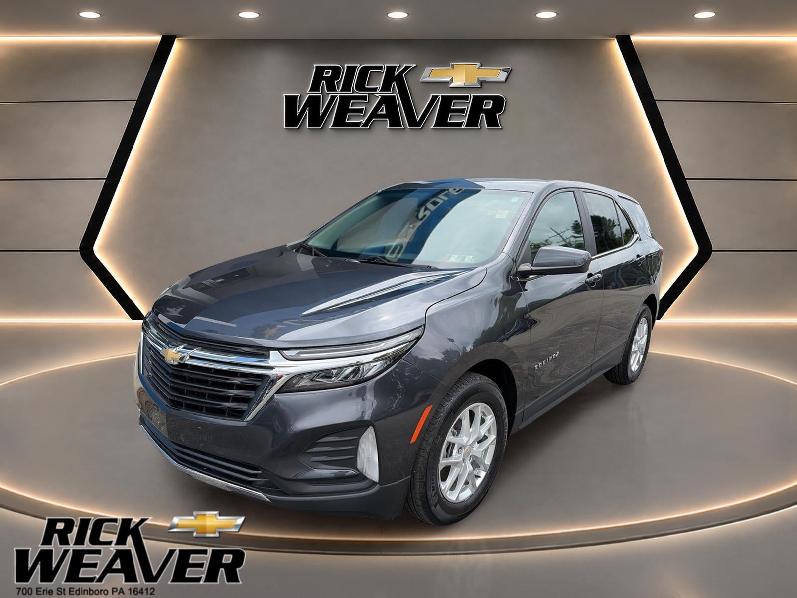 2022 Chevrolet Equinox LT in Iron Gray Metallic — front three-quarter view