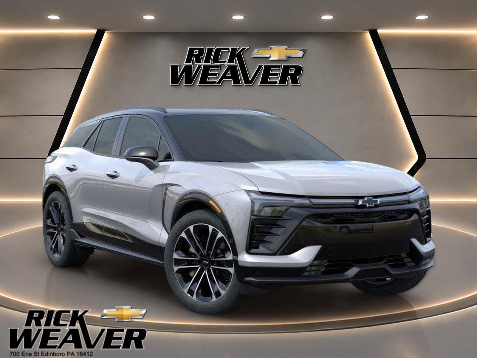 2026 Chevrolet Blazer EV SS in Sterling Gray Metallic — front three-quarter view